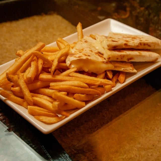 KIDS Chicken Quesadilla.