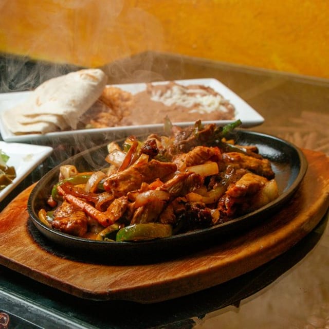 Grilled Flank Steak Fajitas.