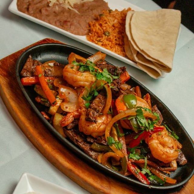Mary Tierra Shrimp and Steak.