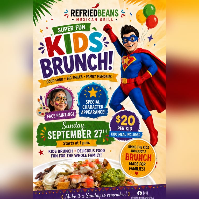 Kids Brunch Bash 🎨🦸