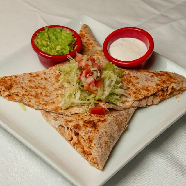 Ground Beef Quesadilla.