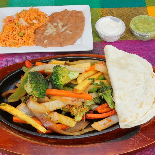 Grilled Vegetables Fajitas.