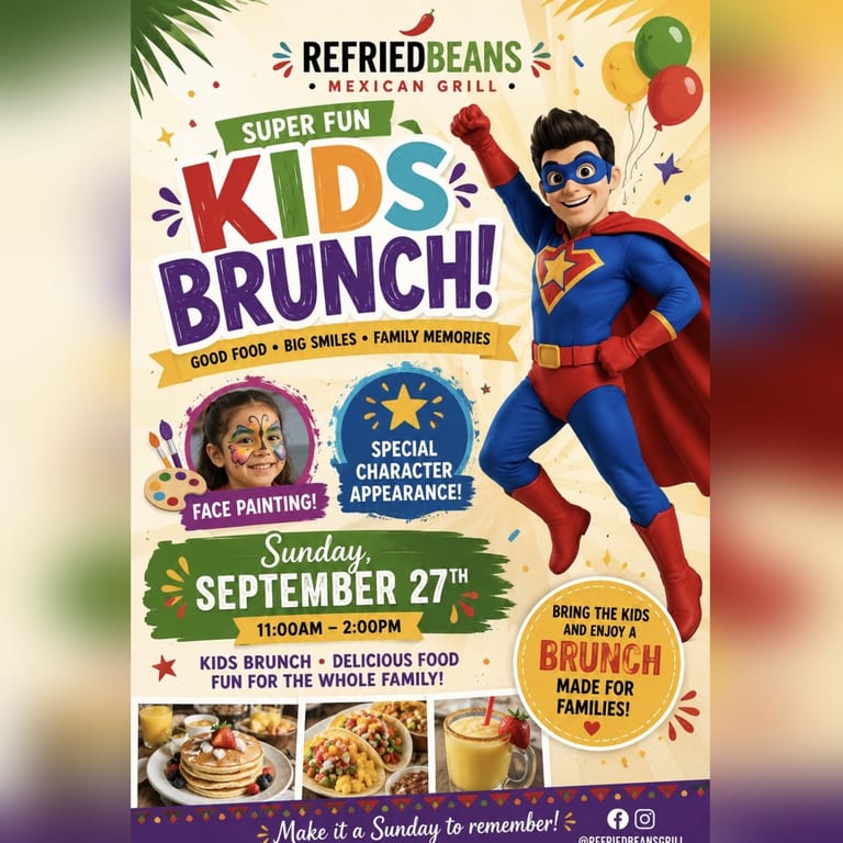 Kids Brunch Bash 🎨🦸